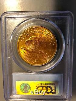 1911 D $20 St. Gaudens Double Eagle Gold Coin PCGS MS63