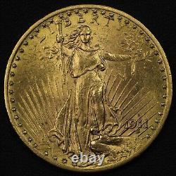 1911 D $20 Twenty Dollar St Gaudens Gold Double Eagle