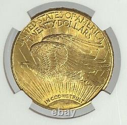 1911-D/D $20 Saint Gaudens Double Eagle Gold Pre-33 NGC MS66 Amazing Super Gem