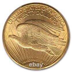 1911-D/D $20 Saint-Gaudens Gold Double Eagle MS-63 PCGS (FS-501) SKU#94134