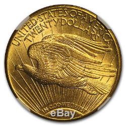 1911-D/D $20 Saint-Gaudens Gold Double Eagle MS-66 NGC (FS-501) SKU#178711