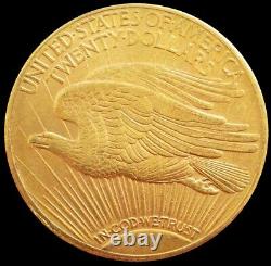 1911 D Gold USA $20 Dollar Saint Gaudens Double Eagle Coin Denver Mint