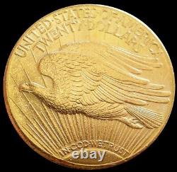 1911 D Gold United States $20 Saint Gaudens Double Eagle Coin Denver Mint