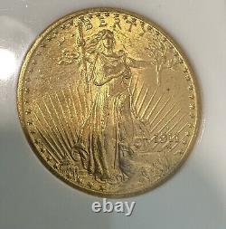 1911 D MS63 $20 Saint Gaudens NGC Double Eagle Old NGC Holder