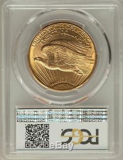 1911-D US Gold $20 Saint Gaudens Double Eagle PCGS MS65+