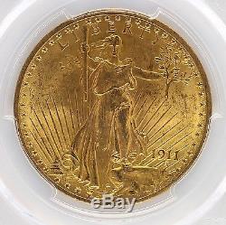 1911 PCGS MS64 $20 Saint Gaudens Double Eagle