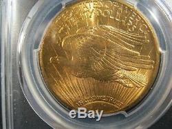 1911-S $20 GOLD St GAUDENS DOUBLE EAGLE PCGS MS 65 BRILLIANT MINT LUSTER