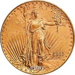 1911-S $20 Saint Gaudens PCGS MS64 Gold Double Eagle 995208