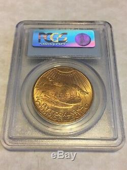 1911-S MS63 PCGS Saint Gaudens Double Eagle $20 Gold Coin great appeal very nice