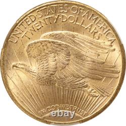 1911-S Saint St. Gaudens $20 Gold Double Eagle, CACG MS-64 Lustrous, PQ+