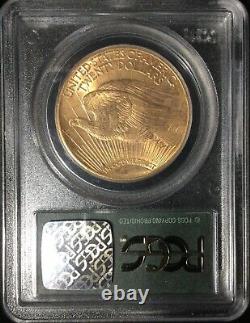 1911-d $20 Saint-gaudens Gold Double Eagle Pcgs Ms-65 Green Label