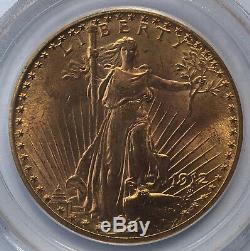 1912 $20 Saint Gaudens Double Eagle Gold Coin PCGS MS64 Free Shipping