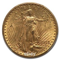 1912 $20 Saint-Gaudens Gold Double Eagle AU-58 PCGS SKU#236004