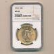 1912 Saint Gaudens Gold Twenty Dollar Double Eagle $20 Ngc Ms62 Free S/h