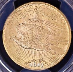 1913 $20 Saint Gaudens Gold Double Eagle PCGS MS62 Better Date Low Mint PQ