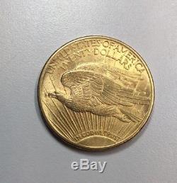 1913 $20 St. Gaudens Gold Double Eagle UNC Nice Cartwheel Luster! Uncirculated