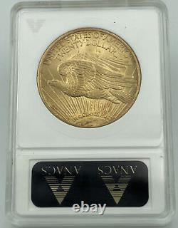 1913 ANACS MS61 $20 Gold Double Eagle Saint Gaudens