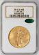 1913 D $20 Saint Gaudens Gold Double Eagle NGC MS 63 & CAC approved