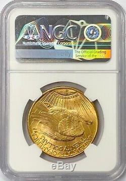 1913 D $20 Saint Gaudens Gold Double Eagle NGC MS64+ Frosty Rich Gold example PQ