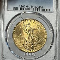 1913-D $20 Saint Gaudens Pre-33 Gold Double Eagle PCGS MS64 Low Mintage 393,500