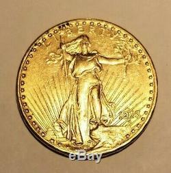 1913 D Saint Gaudens Double Eagle (Circulated)