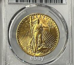 1913-S $20 Saint Gaudens Pre-33 Gold Double Eagle PCGS MS62 tiny Mintage 34,000