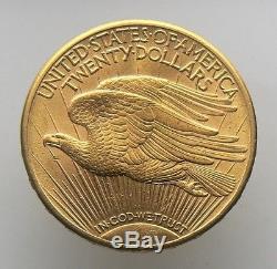 1913-d $20 Dollar Saint-gaudens Double Eagle Gold Coin