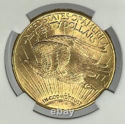 1914-D $20 Saint Gaudens Pre-33 Gold Double Eagle NGC MS65 Low Mintage 453,000