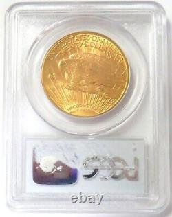1914 D Gold $20 Saint Gaudens Coin Pcgs Mint State 63