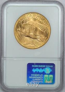 1914-D Saint Gaudens $20 Gold Double Eagle, NGC MS64 CAC, Choice Uncirculated BU
