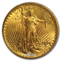 1914-S $20 Saint-Gaudens Gold Double Eagle MS-65+ PCGS SKU#175900