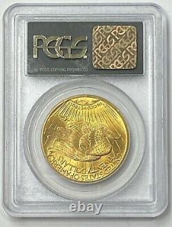 1914-S $20 Saint Gaudens Gold Double Eagle Pre 33 PCGS MS63 Old Green Holder PQ+