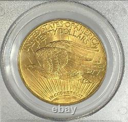1914-S $20 Saint Gaudens Gold Double Eagle Pre 33 PCGS MS65 Amazing Flashy Gem