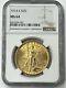 1914-S $20 Saint Gaudens Pre-33 Gold Double Eagle NGC MS64 Amazing Example