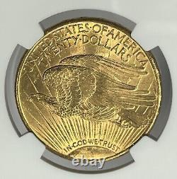 1914-S $20 Saint Gaudens Pre-33 Gold Double Eagle NGC MS64 Amazing Example