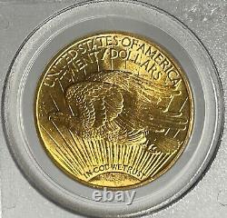 1914-S $20 Saint Gaudens Pre-33 Gold Double Eagle PCGS MS63 Beautiful and Flashy