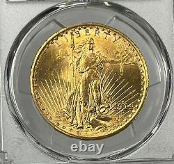 1914-S $20 Saint Gaudens Pre-33 Gold Double Eagle PCGS MS64 Blazing Orange Coin
