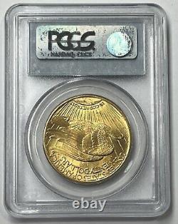 1914-S $20 Saint Gaudens Pre-33 Gold Double Eagle PCGS MS65 Blazing Yellow Gold