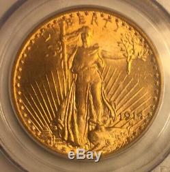 1914 S Gold Saint Gaudens Double Eagle PCGS MS65