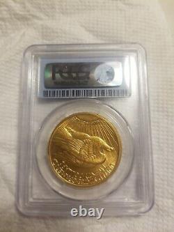 1914 S MS 64 ST CAC Gauden Double Eagle Gold Coin keydets. Gorgeous