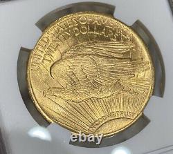 1914-S NGC MS61 $20 Gold Double Eagle Saint Gaudens Great Eye Appeal