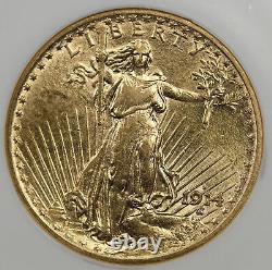 1914-S Saint Gaudens Double Eagle Gold $20 AU 58 NGC