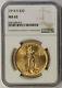 1914-S Saint Gaudens Double Eagle Gold $20 MS 62 NGC