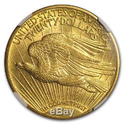 1915 $20 Saint-Gaudens Gold Double Eagle MS-61 NGC