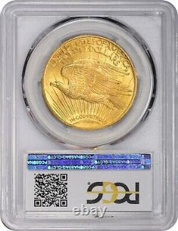 1915 $20 Saint Gaudens Gold Double Eagle PCGS CAC MS 63+ Plus Grade