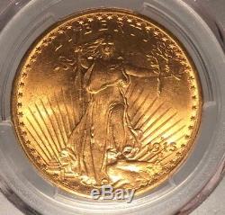1915-S $20 PCGS MS 65 St. Gauden's Gold Double Eagle