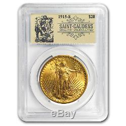 1915-S $20 Saint-Gaudens Double Eagle BU PCGS (Prospector Label) SKU#153576
