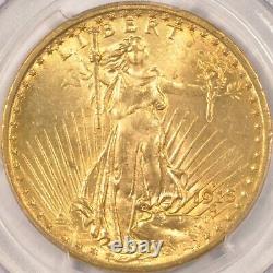 1915-S $20 Saint Gaudens Gold Double Eagle Coin PCGS MS64 CAC Pre-1933 Gold