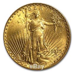 1915-S $20 Saint-Gaudens Gold Double Eagle MS-64 PCGS