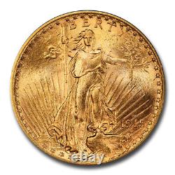 1915-S $20 Saint-Gaudens Gold Double Eagle MS-64+ PCGS CAC SKU#176334
